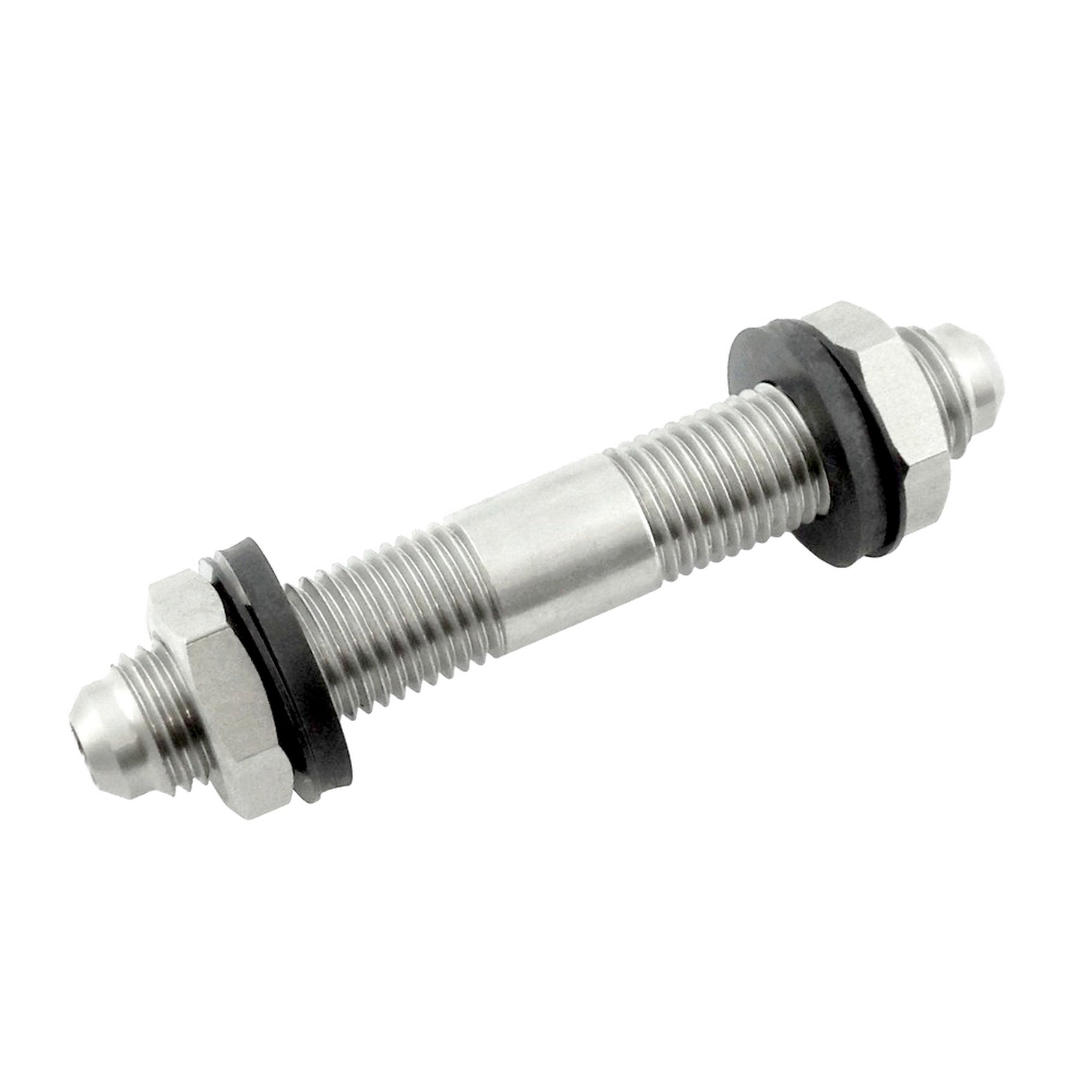 Bulkhead Adapter, 1/4" MFL X 1/4" MFL- 3" Long (304 S/S)