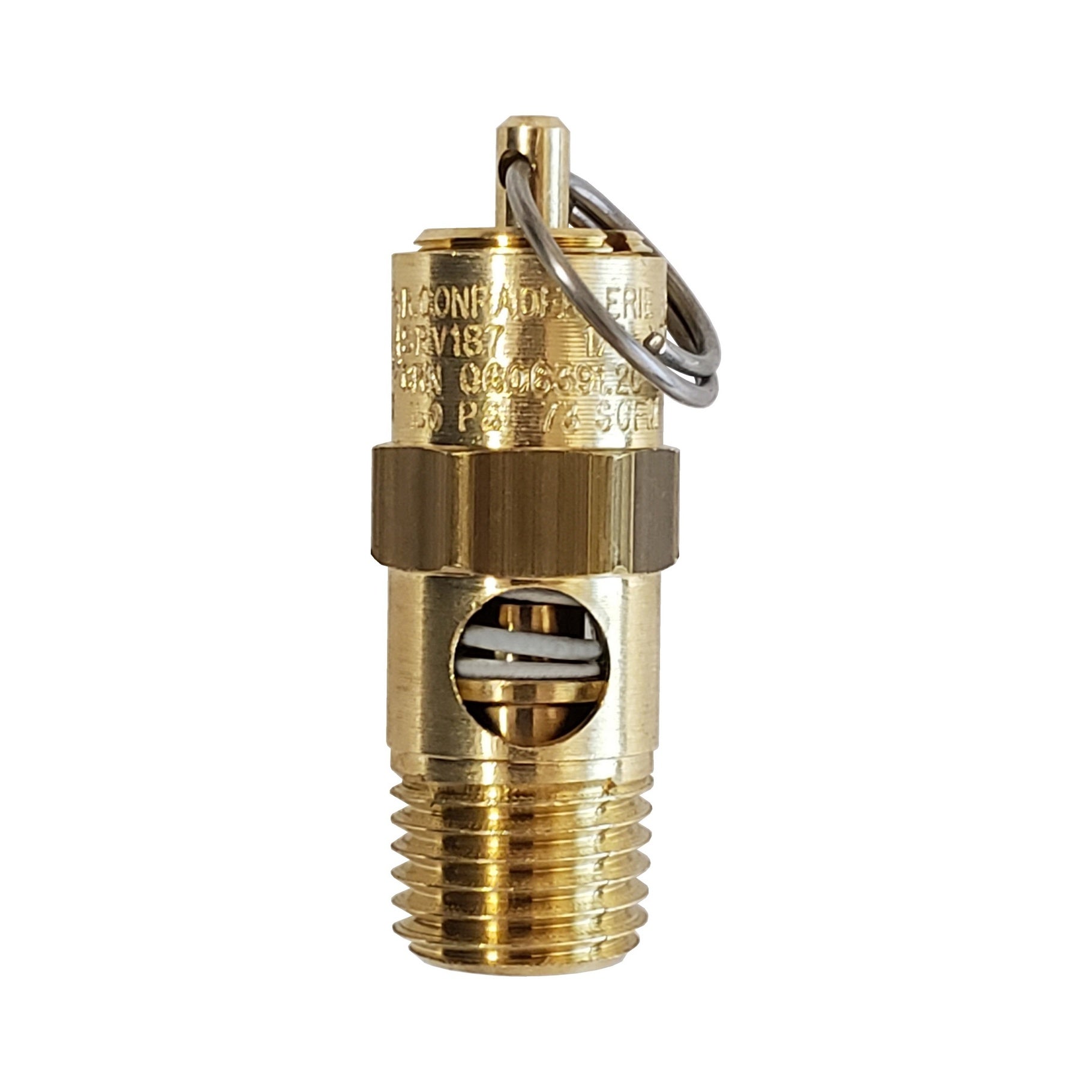 RELIEF VALVE-150 PSI, 1/4"MPT (BRASS PRV)