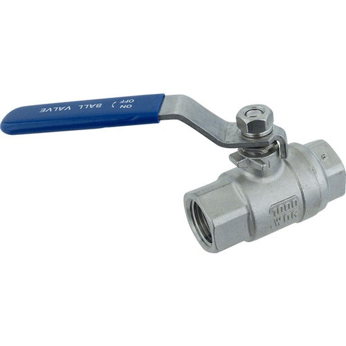 Stainless Ball Valve, 1/2 Inch NPT