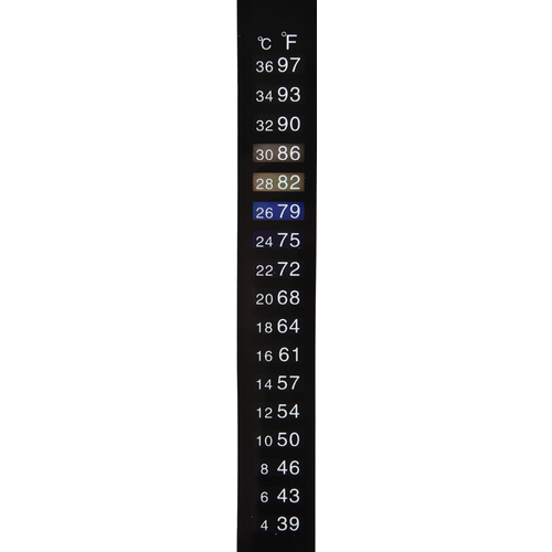 Liquid Crystal Thermometer Strip for Buckets and Carboys