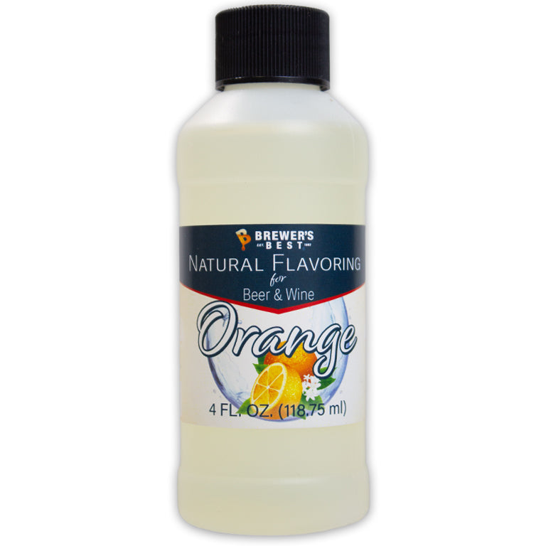 Natural Orange Flavoring Extract - 4 Oz