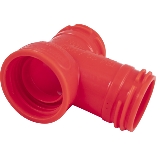 Carbonation Cap Tee Fitting | Ball Lock Quick Disconnect (QD) Cap Tee
