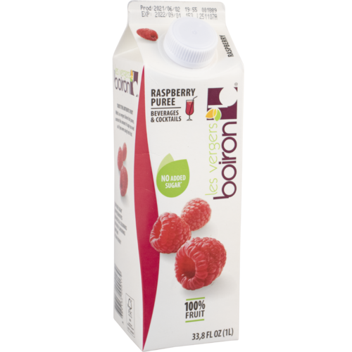 Boiron Raspberry Fruit Puree | 100% Fruit | Shelf Stable | 33 oz