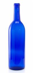 BORDEAUX 5TH COBALT BLUE BOTTLES CORK FINISH 12/CASE