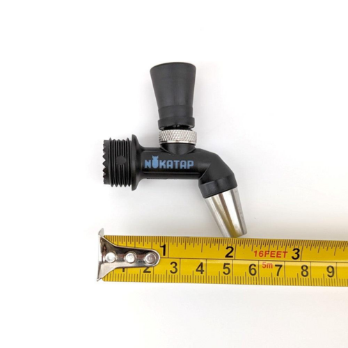 NukaTap® Mini Beer Faucet | Matte Black | Forward Sealing
