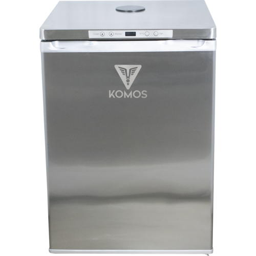 KOMOS® Deluxe Kegerator with Digital Thermostat | Stainless Steel Exterior