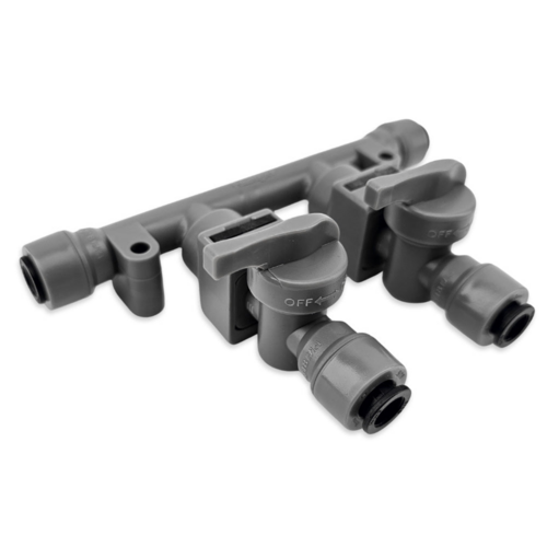 Duotight Gas Manifold | Push-In Check Valves | 8 mm Duotight