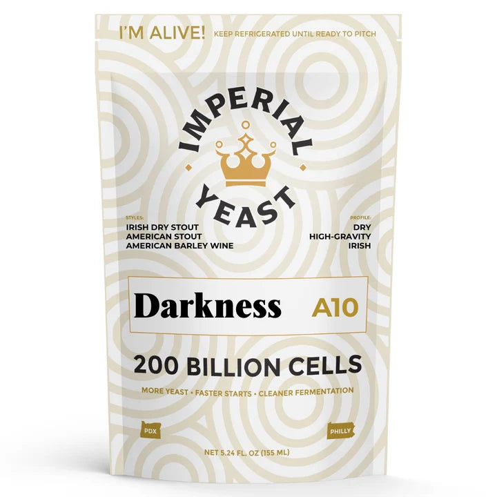 Imperial Yeast | A10 Darkness Ale | Beer Yeast | Double Pitch | 200 Billion Cells