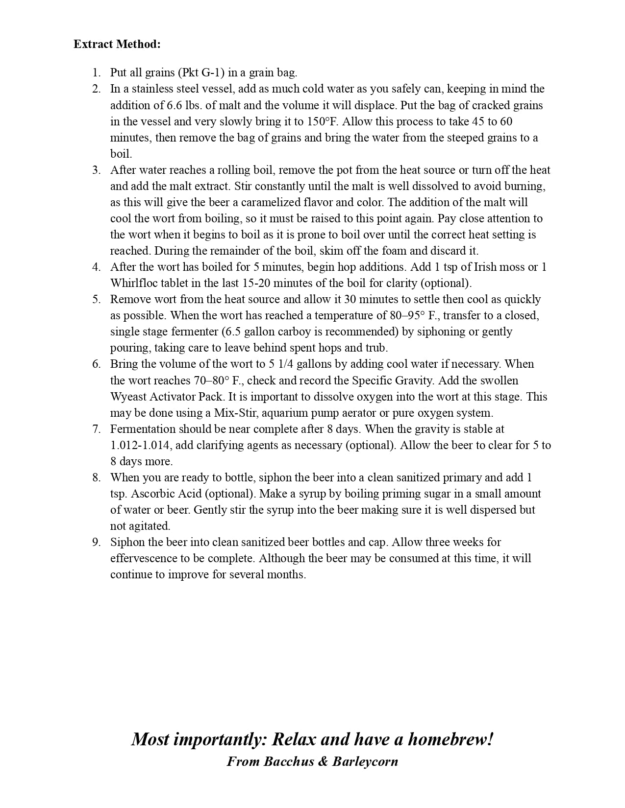 Dublin Dry Stout (Dry Irish Stout)