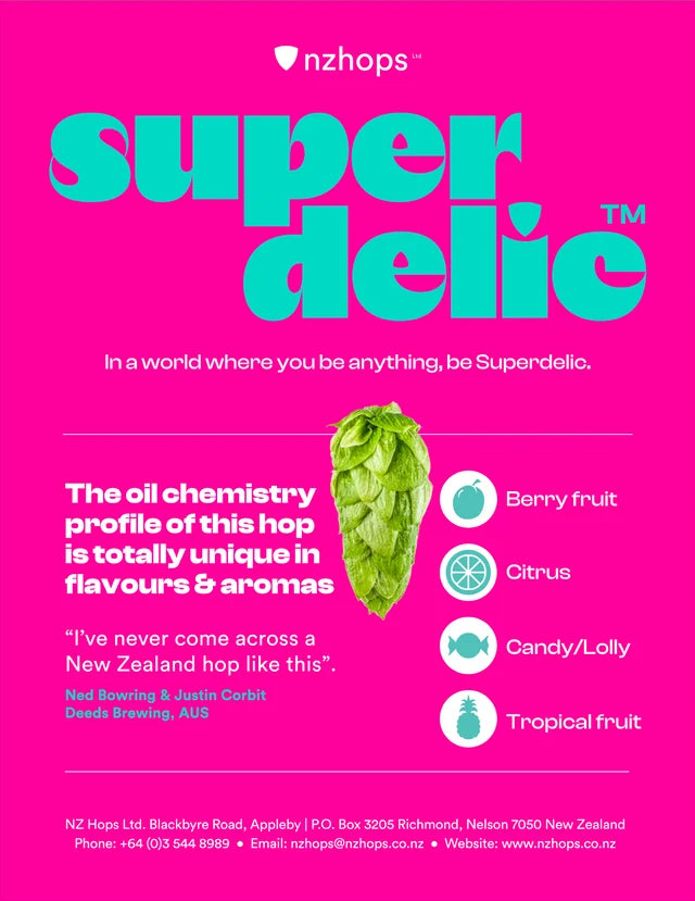 2026 Superdelic Hop Pellets - 1 oz