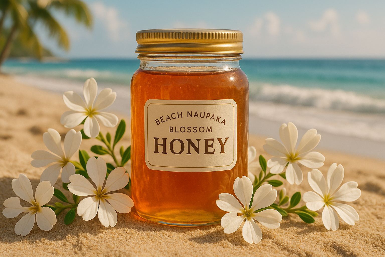 Hawaiian Beach Naupaka Blossom Honey - 6lb