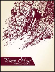 Pinot Noir Wine Labels 30 ct
