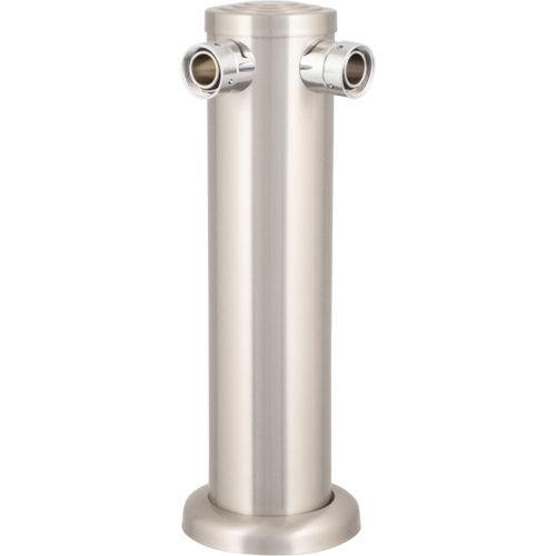 KOMOS® Brushed Stainless Draft Tower Kit (2 Tap)