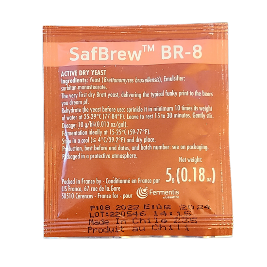 Fermentis SafBrew™ BR-8 5 g Brettanomyces bruxellensis (Brett Brux)