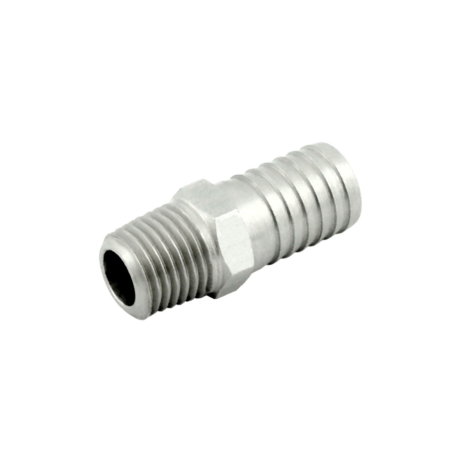 Hose Barb Adapter 3/8" Barb x 1/8" Male Pipe Thread (MPT) (S/S) (Copy)