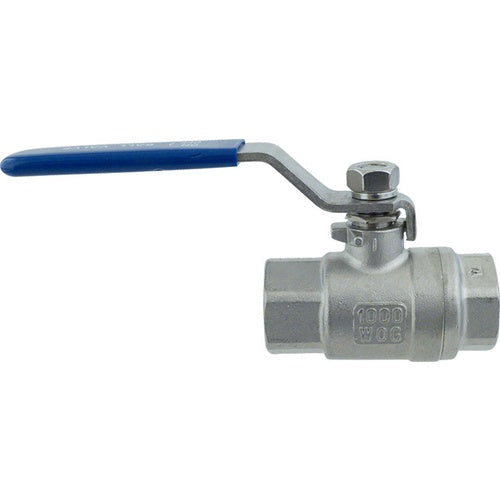 Stainless Ball Valve, 1/2 Inch NPT