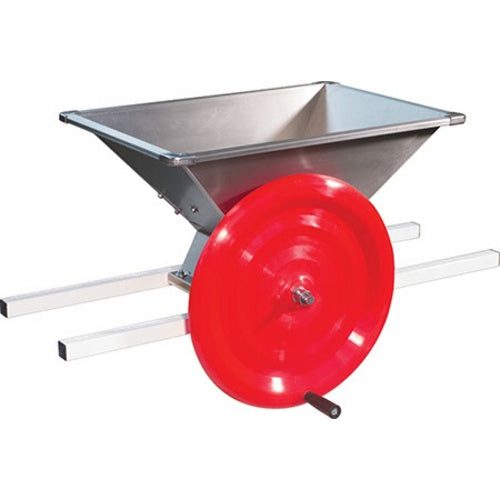 EnoItalia Manual Apple Crusher | Stainless Steel Hopper | Aluminum Rollers Rental