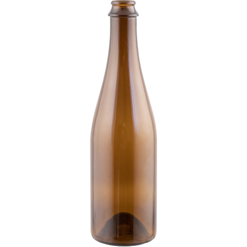 Beer Bottles | Belgian/Champagne Style | Amber Glass Bottles | 16.9 oz | 500mL | Case of 12