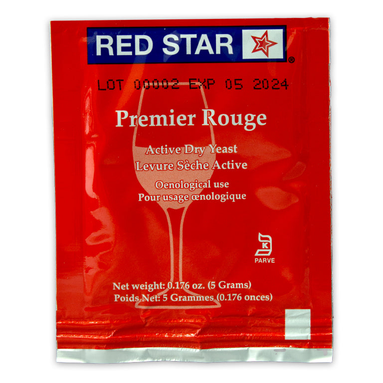 Red Star Premire Rouge Wine Yeast- 5 g packet