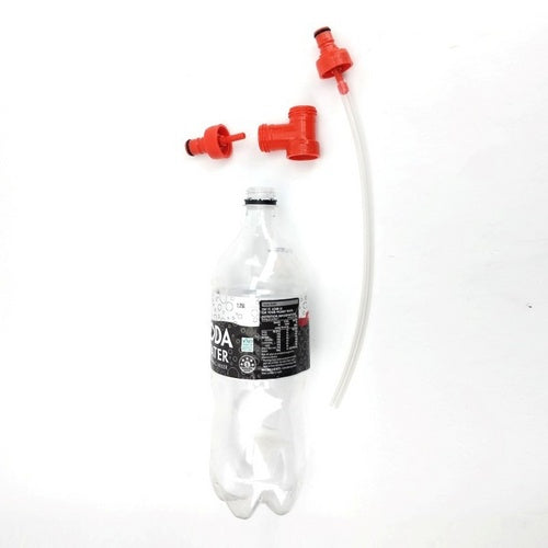 Carbonation Cap Tee Fitting | Ball Lock Quick Disconnect (QD) Cap Tee