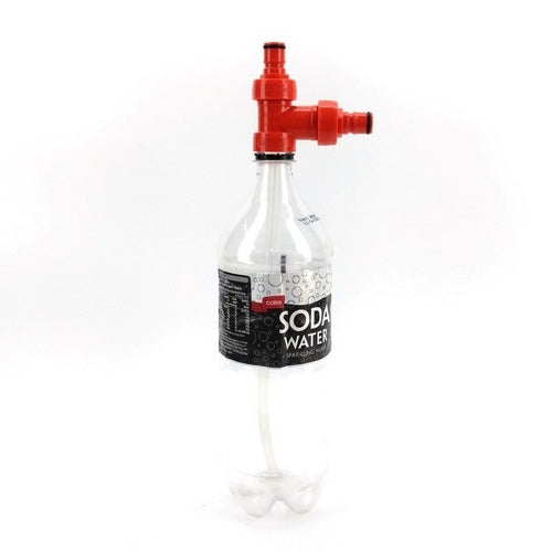 Carbonation Cap Tee Fitting | Ball Lock Quick Disconnect (QD) Cap Tee