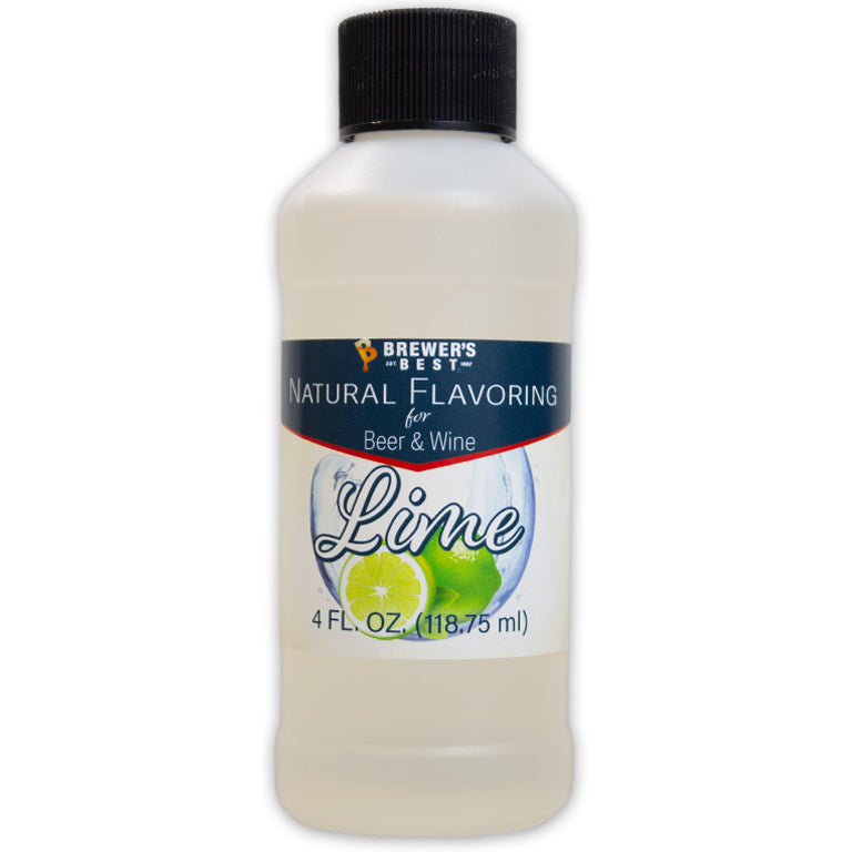 Natural Lime Flavoring Extract - 4 Oz