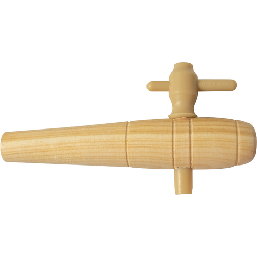 Wood Barrel Spigot #1 (6 in Long)