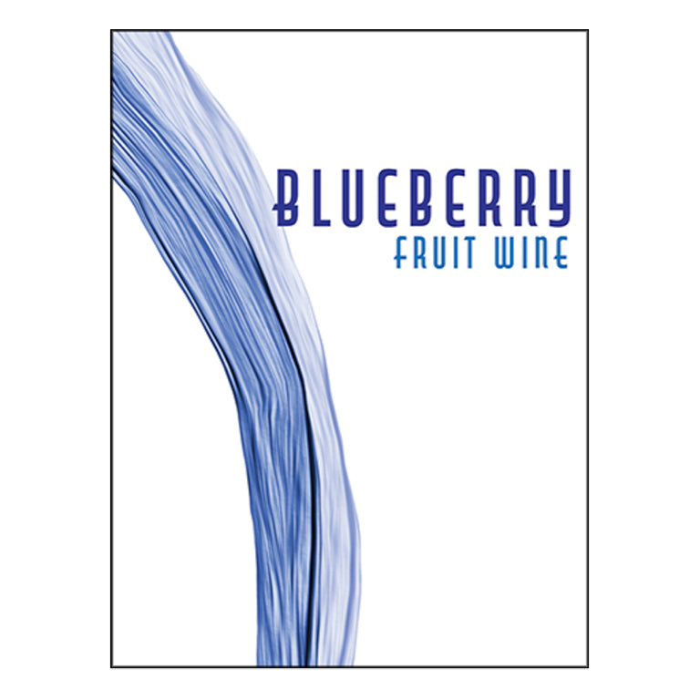 Blueberry Fruit Wine Labels 30 ct