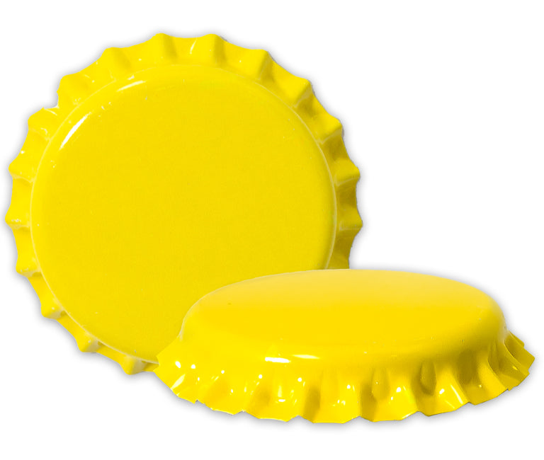 Yellow Crown Caps with Oxy-Liner - 144 ct (1 gross)