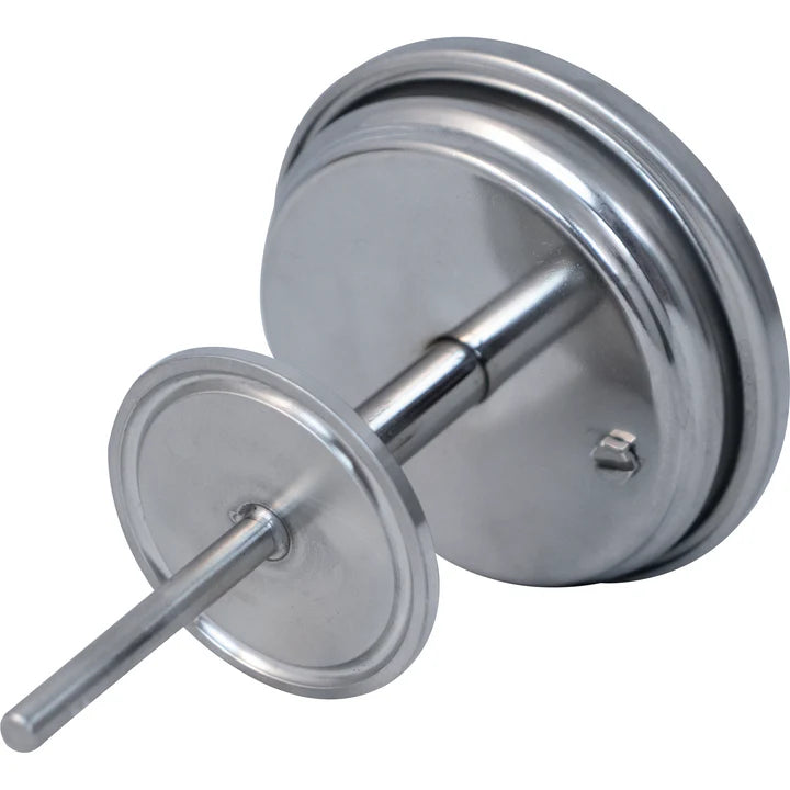 BrewBuilt® 1.5" Tri-Clamp Thermometer | 2" Probe