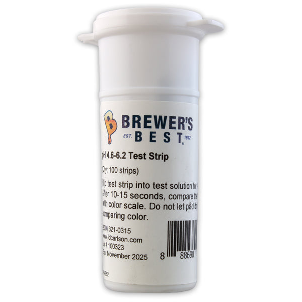 Beer pH Indicator Strips - 100 ct (4.6-6.2)