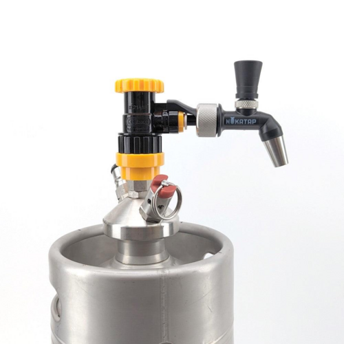 NukaTap® Mini Beer Faucet | Matte Black | Forward Sealing