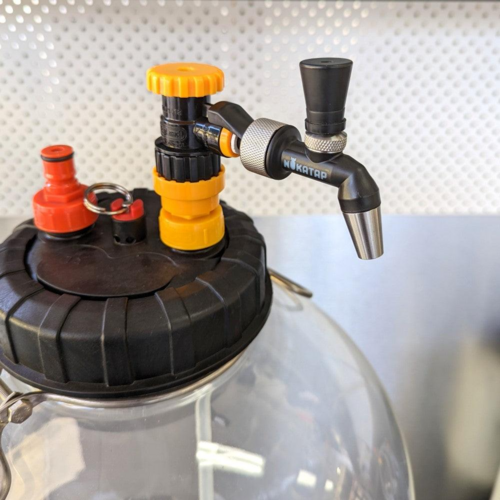 NukaTap® Mini Beer Faucet | Matte Black | Forward Sealing