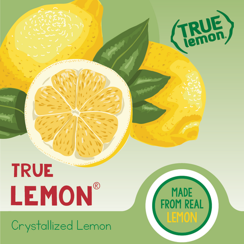 True Citrus® | True Lemon® Crystalized Flavoring | Made from Real Lemon - 2 oz pouch