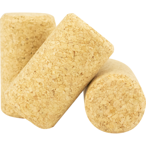 Microagglomerated Wine Corks | Molinas EasyCork® | TCA Free | Compressed Natural Cork | #9 x 1.75" | 24mm x 44mm