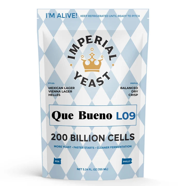 Imperial Yeast | L09 Que Bueno Lager | Beer Yeast | Double Pitch | 200 Billion Cells
