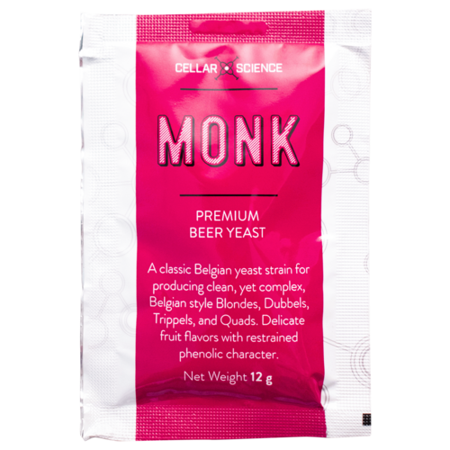 CellarScience® MONK Dry Yeast | Belgian Abbey Ale | Premium Beer Yeast