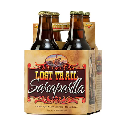 Lost Trail Sasparilla Soda 4pk