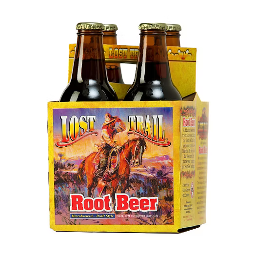 Lost Trail Root Beer Soda 4pk