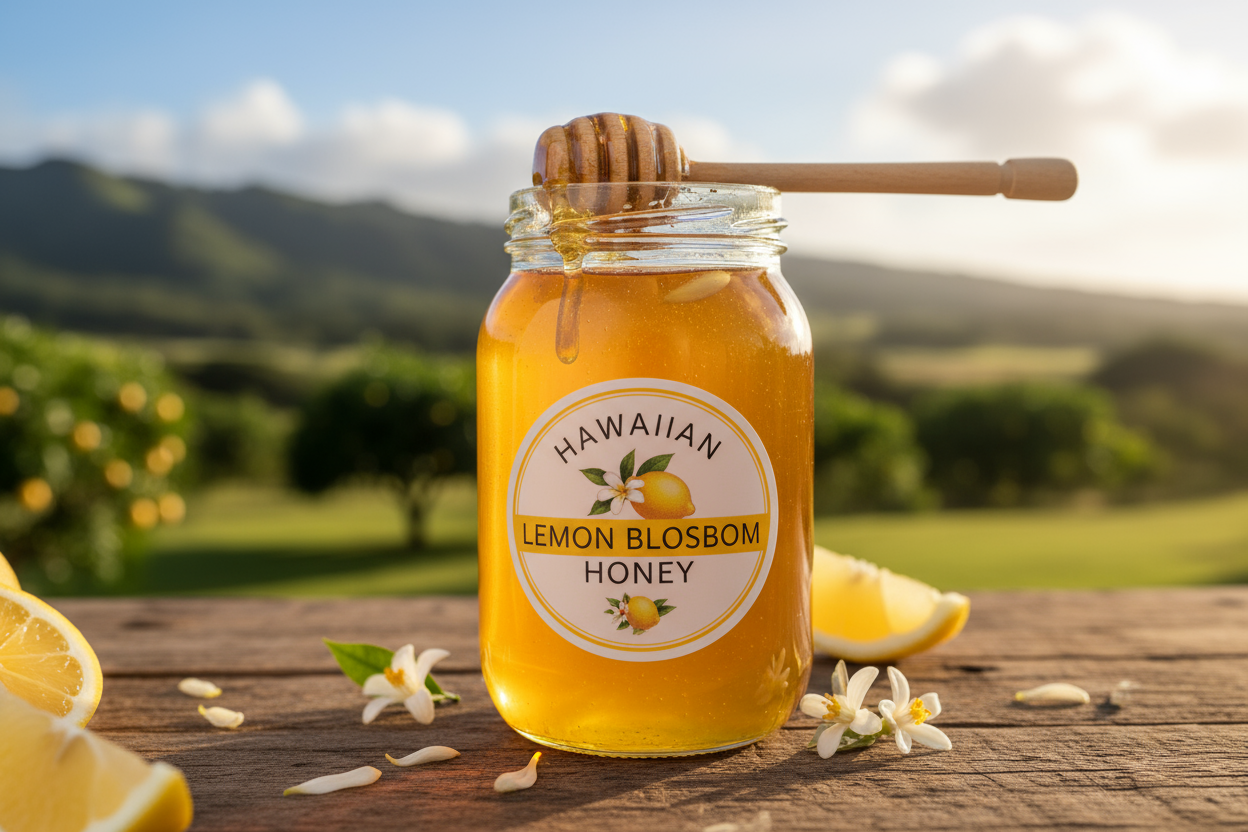 hawaiian lemon blossom honey