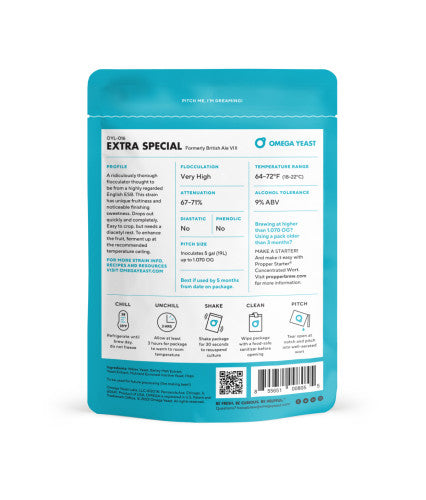 Omega Yeast Labs OYL-016 Extra Special (Formerly British Ale VIII)