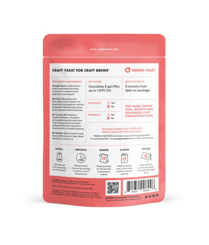 Omega Yeast Labs OYL-103 American Lager Yeast
