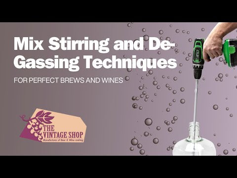 Mix-Stir Drill Degasser