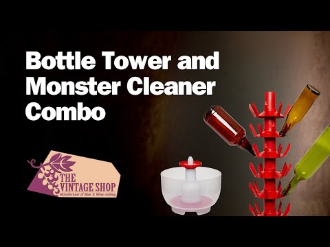 Bottle Drainer Tower (Bottle Tree)  - 45 Bottle Capacity