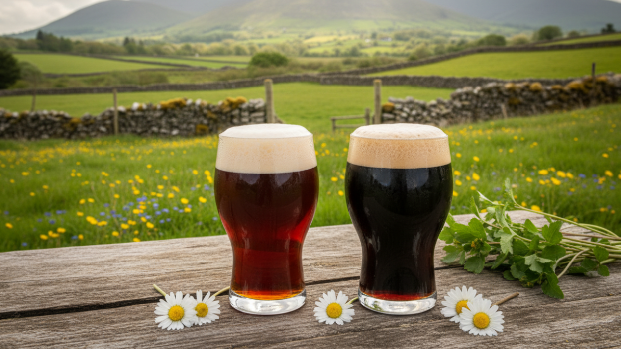 Spring in ireland with red ales and stouts