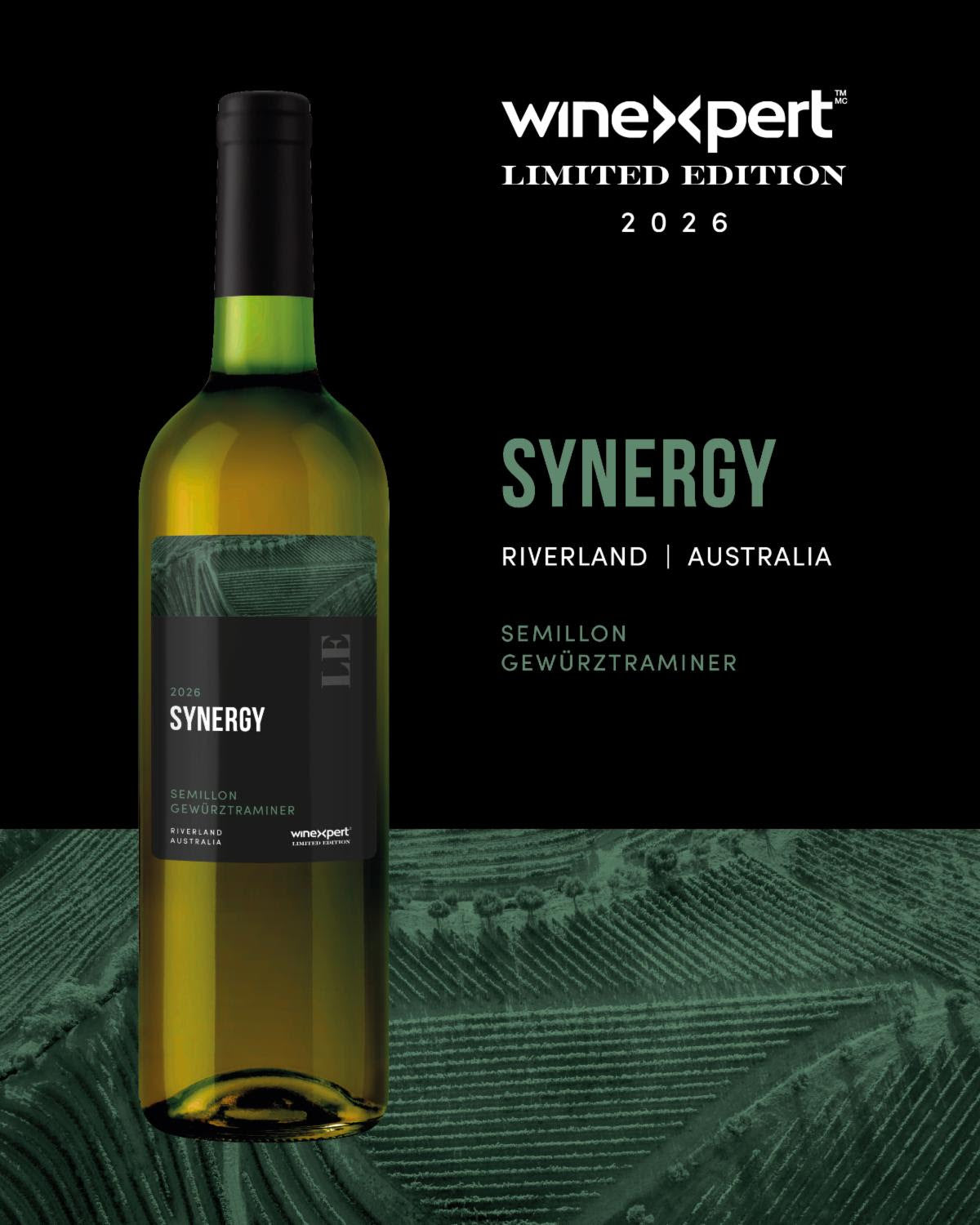 LE26 Synergy, Semillon Gewurztraminer, Australia 14L Wine Kit