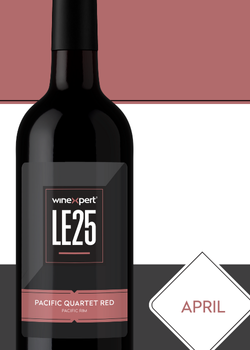 LE25 Pacific Quartet Red w/Skins Pacific Rim 14L Wine Kit with Skins