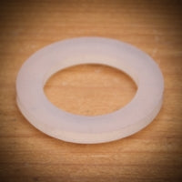 Inner Diam.  0.81&Prime;  

  Outer Diam.  1.25&Prime;  

  

 This silicone gasket is an excellent addition to any coupling. The food-grade silicone enhances the seal between metal components and can withstand temperatures over 450 &deg;F.