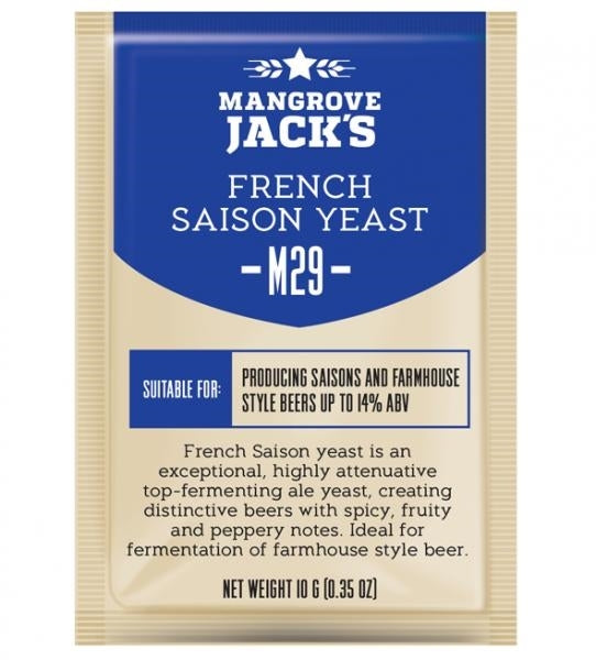 Mangrove Jack's Craft Series Yeast M29 French Saison 10g