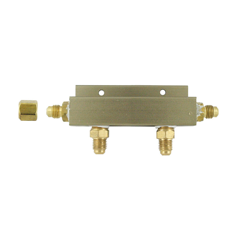 Air Distributor, 2-way 1/4 MFL (no Check Valves)